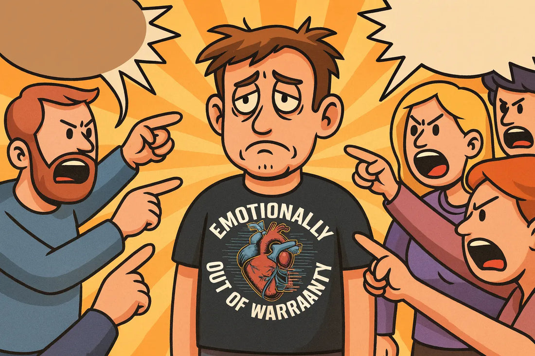 ❤️⚡ Emotionally Out of Warranty — And That’s Okay ⚡❤️ Mayhem Haus