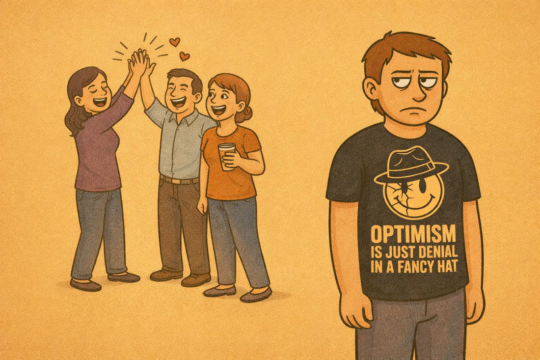 🎩 Optimism Is Just Denial in a Fancy Hat Mayhem Haus