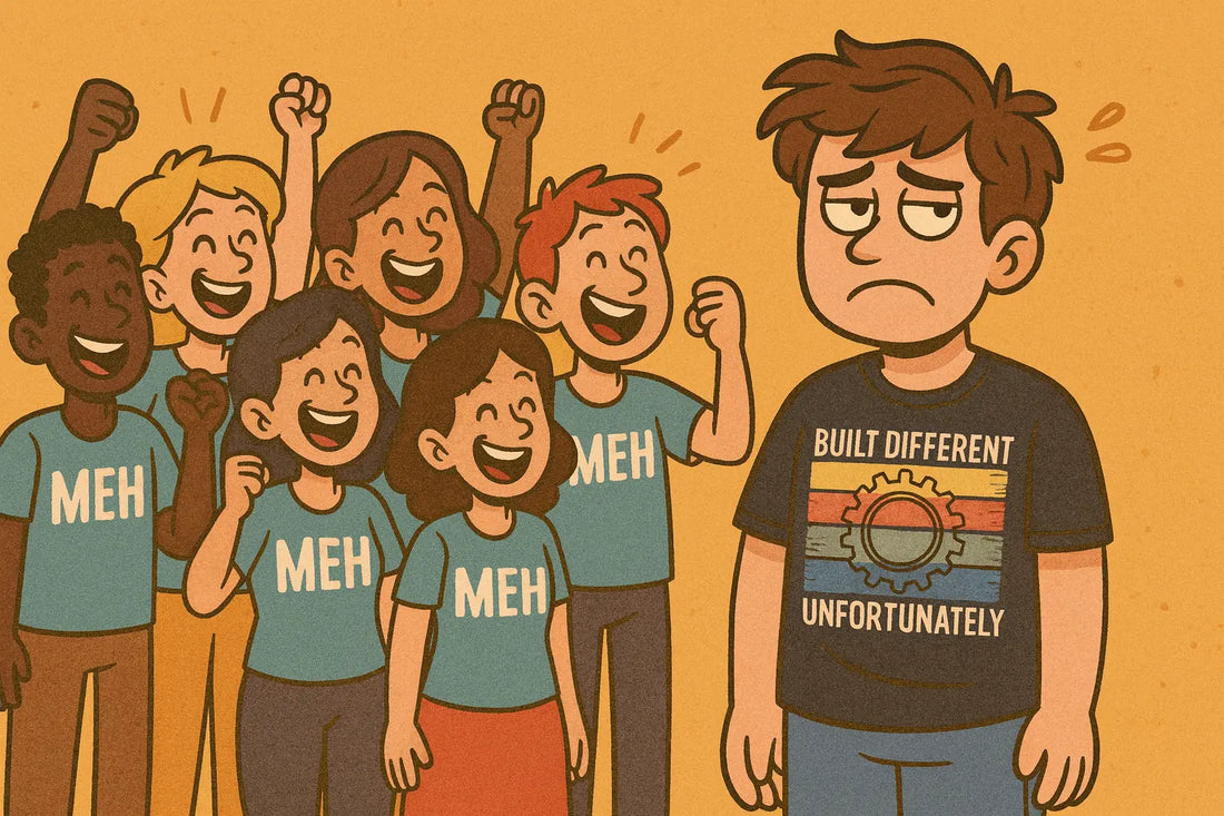 ⚙️ Built Different, Unfortunately: Navigating the Challenges of Non-Conformity Mayhem Haus