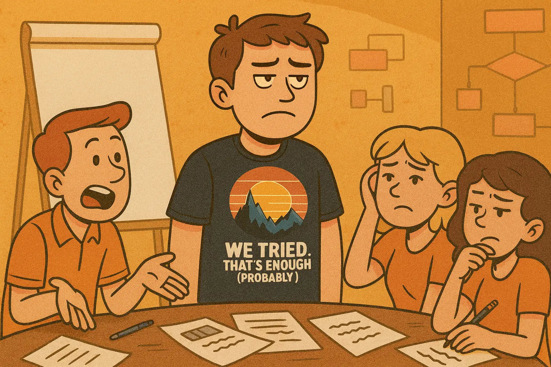 🌄 “We Tried. That’s Enough (Probably.)” — Why Effort Still Matters 💫 Mayhem Haus
