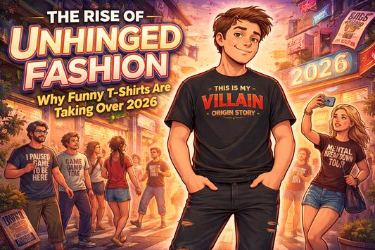The Rise of Unhinged Fashion: Why Funny T-Shirts Are Taking Over 2026