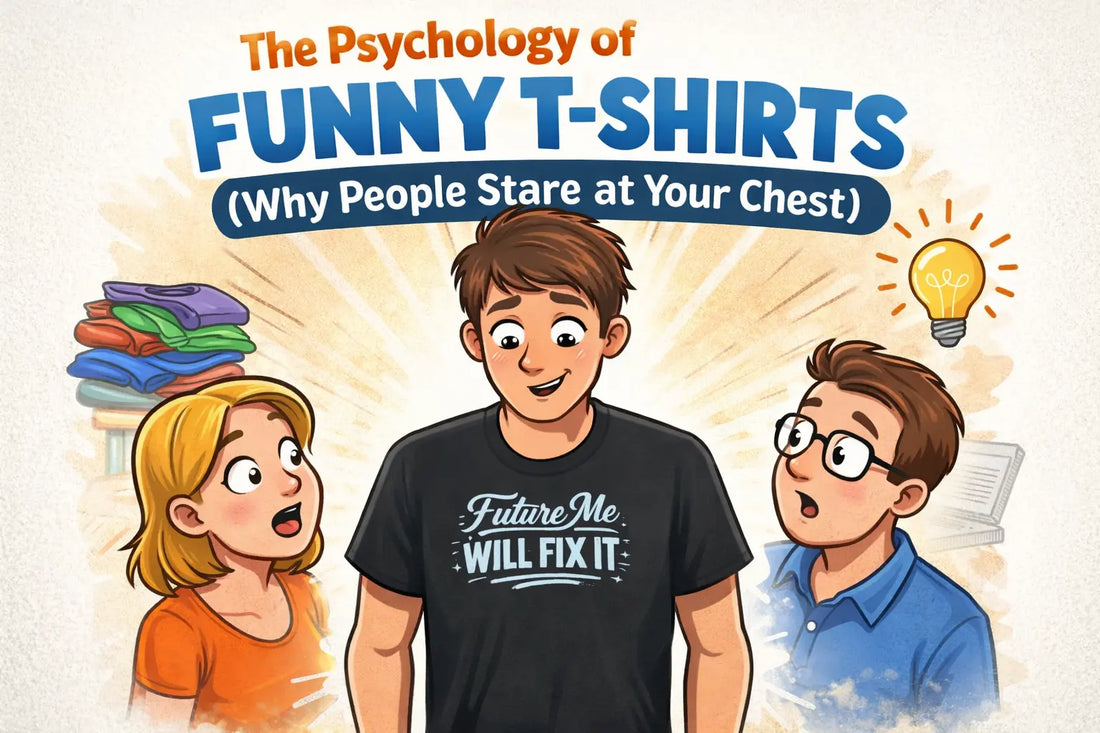 The Psychology of Funny T-Shirts (Why People Stare at Your Chest) Mayhem Haus