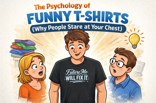 The Psychology of Funny T-Shirts (Why People Stare at Your Chest) Mayhem Haus