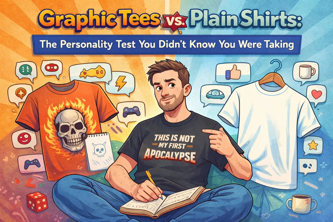 Graphic Tees vs. Plain Shirts: The Personality Test You Didn’t Know You Were Taking Mayhem Haus