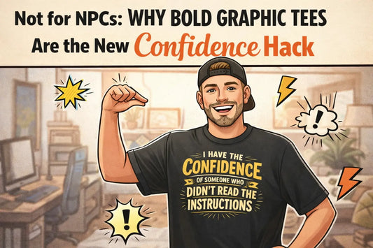Not for NPCs: Why Bold Graphic Tees Are the New Confidence Hack Mayhem Haus