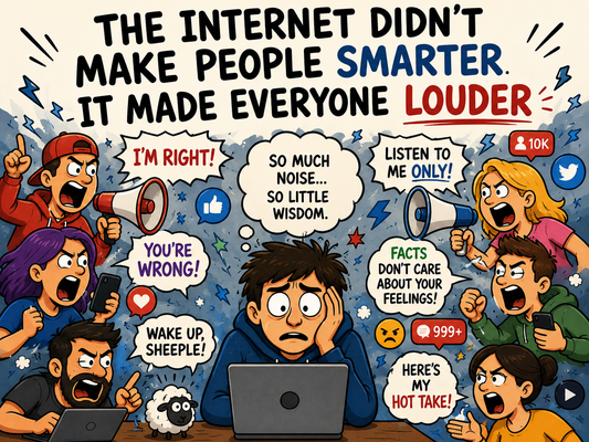 The Internet Didn't Make People Smarter—It Made Everyone Louder