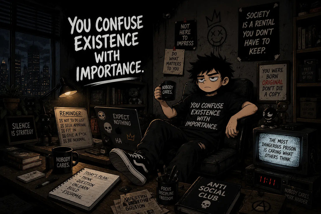 You Confuse Existence With Importance Mayhem Haus
