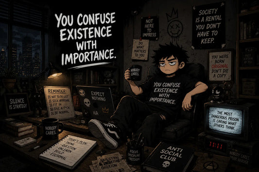 You Confuse Existence With Importance Mayhem Haus