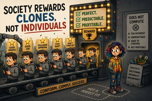 Society Rewards Clones, Not Individuals Mayhem Haus