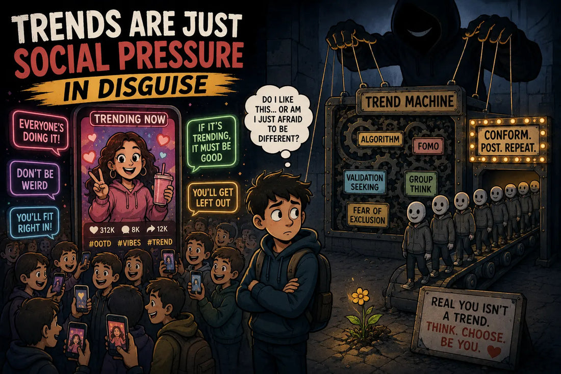 Trends Are Just Social Pressure in Disguise Mayhem Haus