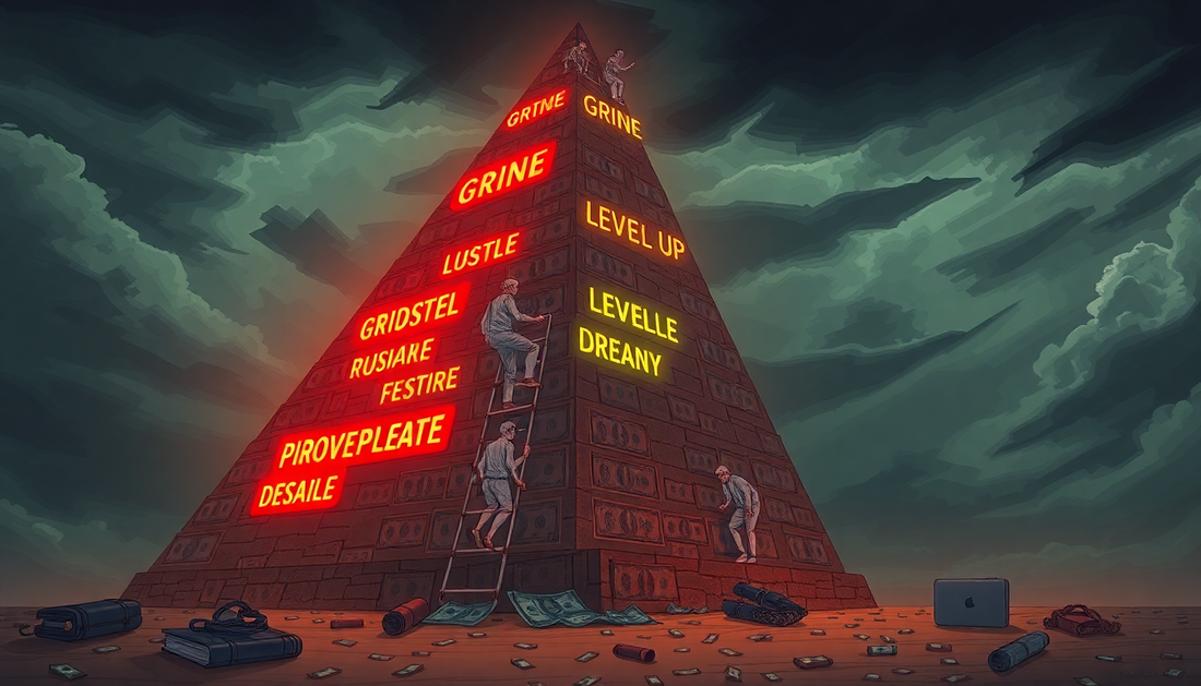 Why Hustle Culture Feels Like a Pyramid Scheme With Better Branding