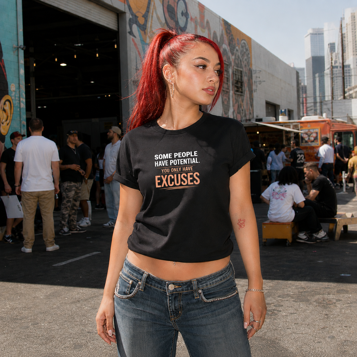 Mayhem Haus Some People Have Potential, You Only Have Excuses T-Shirt