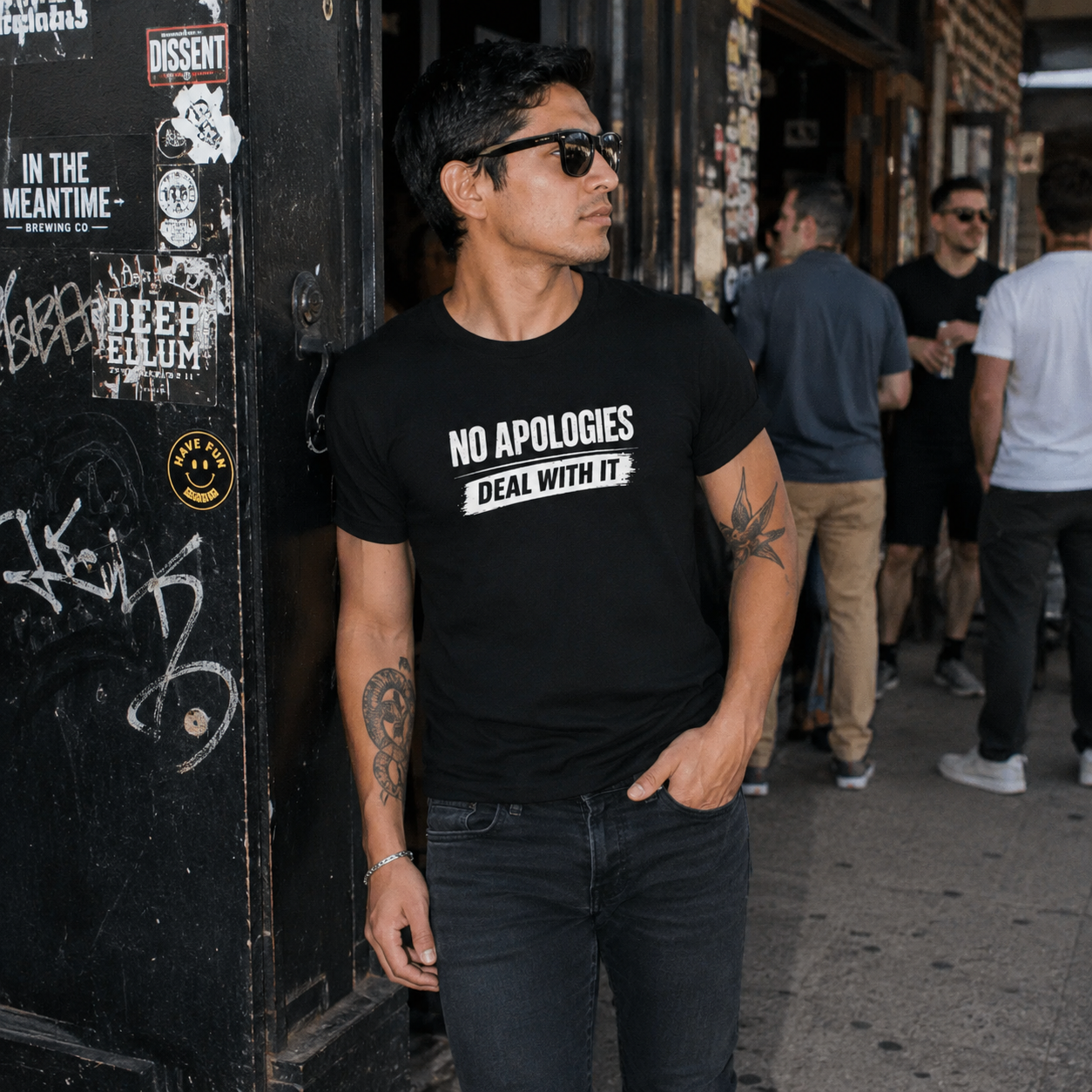 No Apologies Deal With It T-Shirt