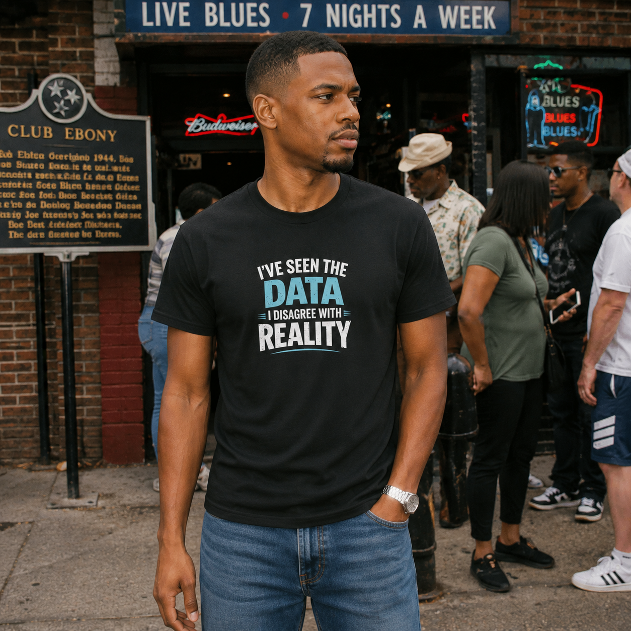 I've Seen the Data, I Disagree with Reality T-Shirt