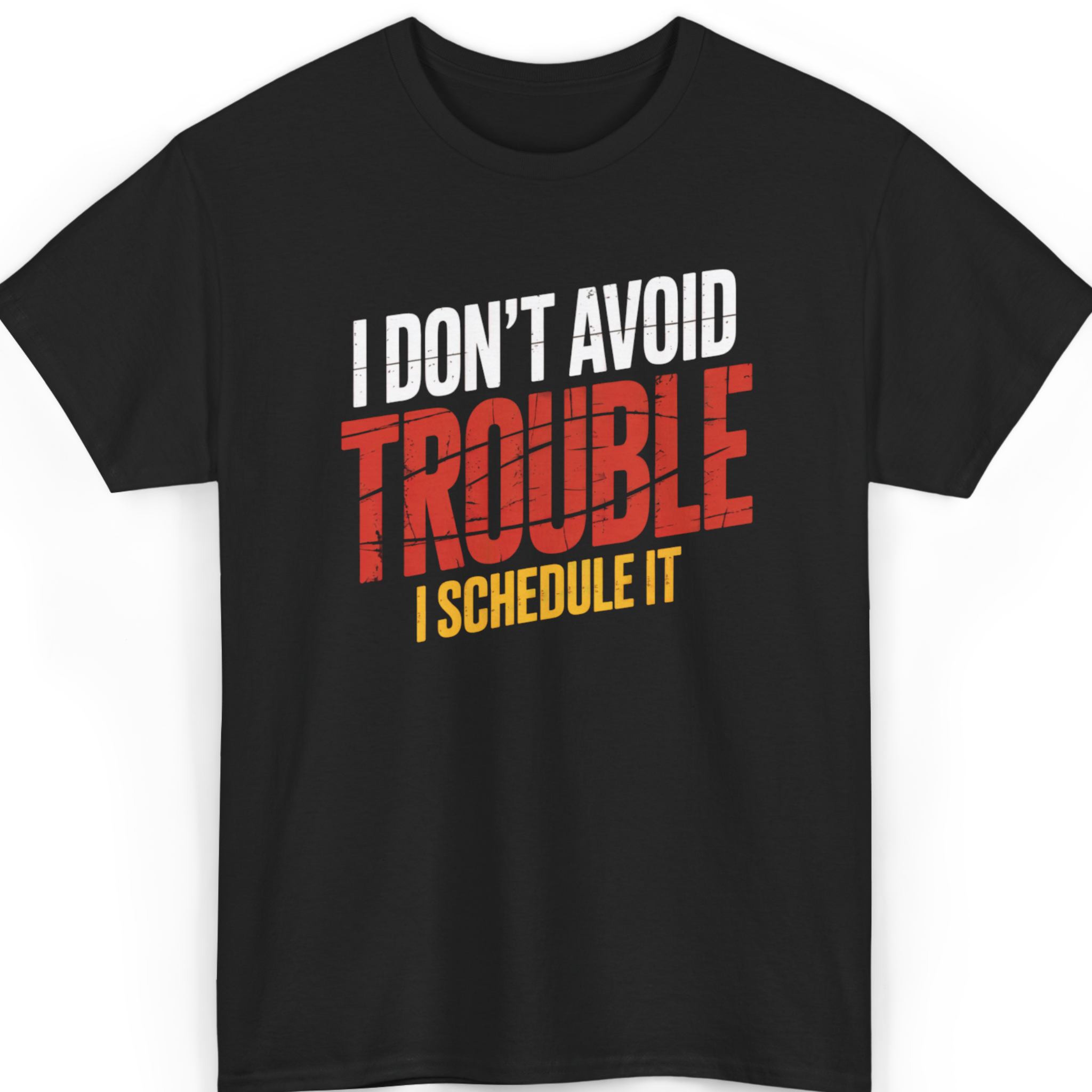 I Don’t Avoid Trouble, I Schedule It T-Shirt