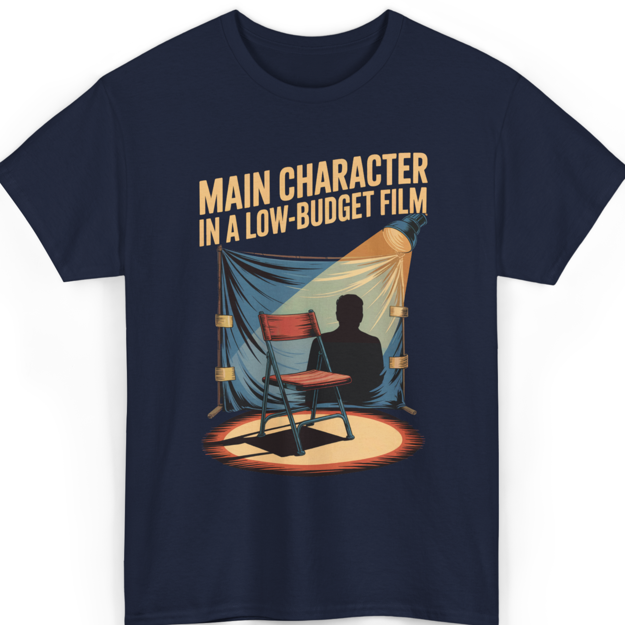 Main Character in a Low-Budget Film T-Shirt