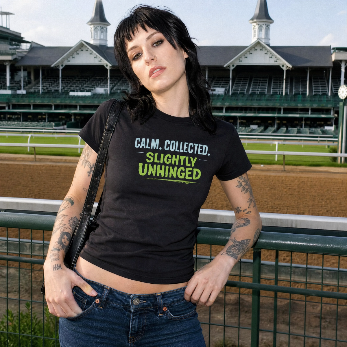 Calm, Collected, Slightly Unhinged T-Shirt