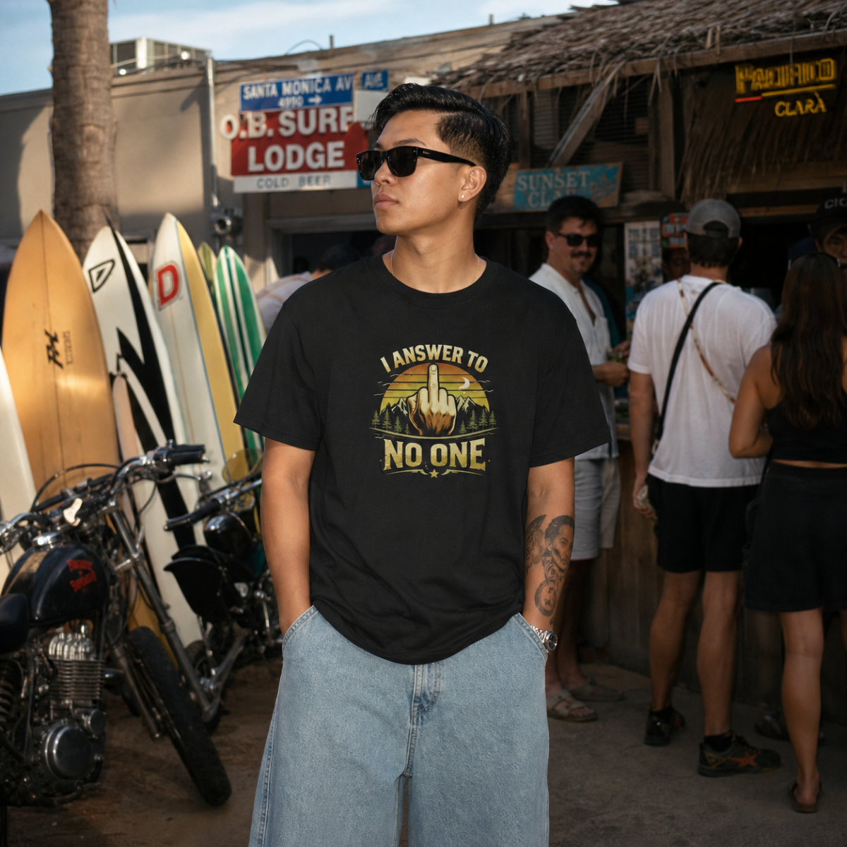 I Answer To No One T‑Shirt