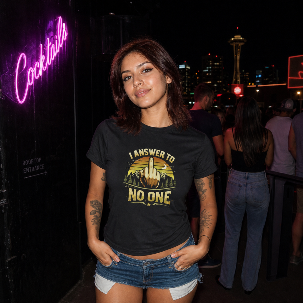 I Answer To No One T‑Shirt