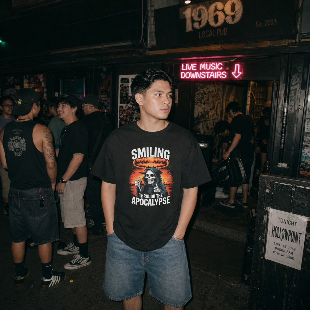 Smiling Through the Apocalypse T-Shirt