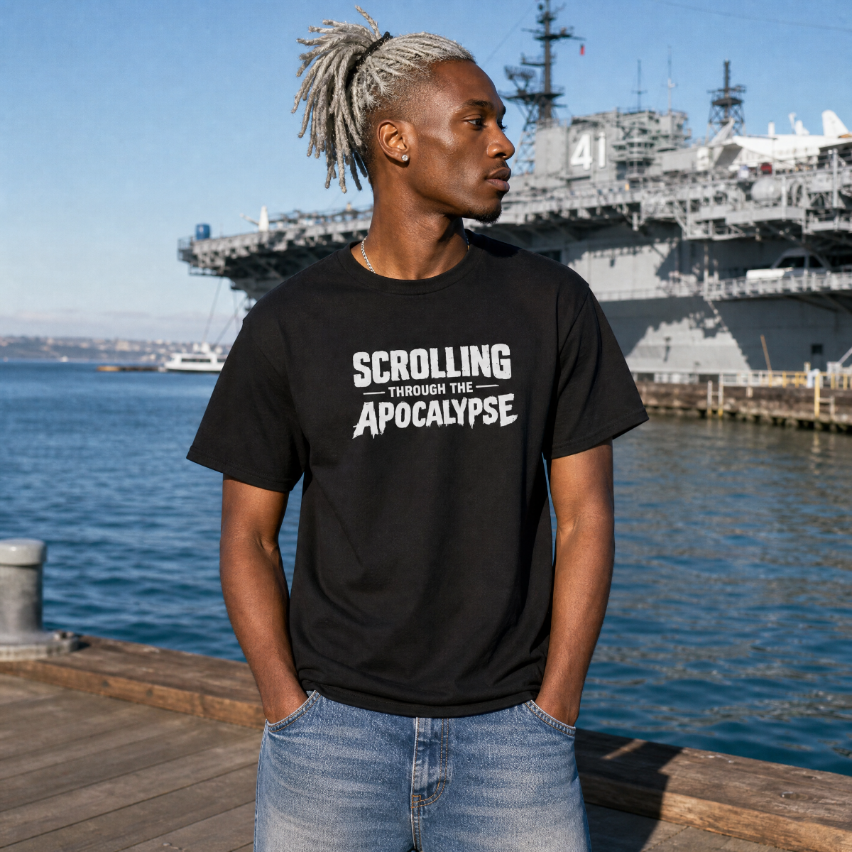 Scrolling Through The Apocalypse T-Shirt