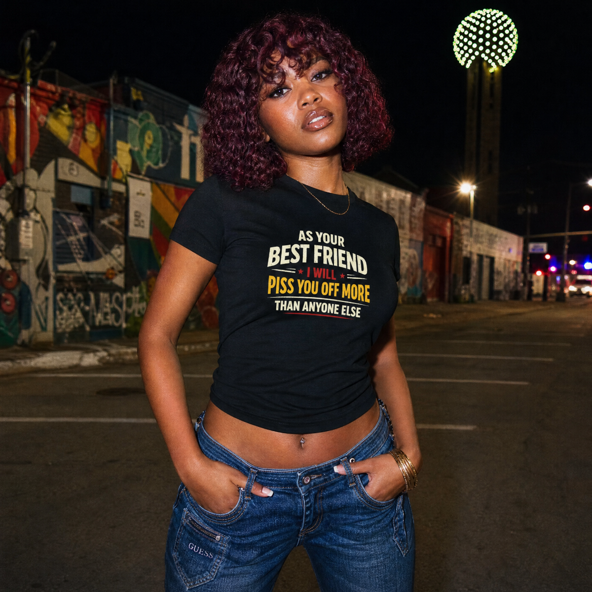 Mayhem Haus As Your Best Friend, I Will Piss You Off More T-Shirt