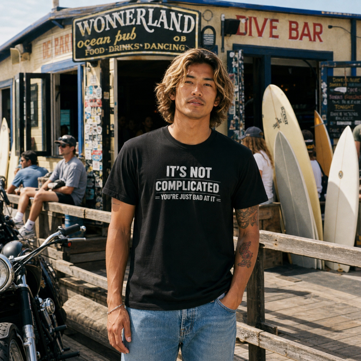 It's Not Complicated, You're Just Bad At It T-Shirt