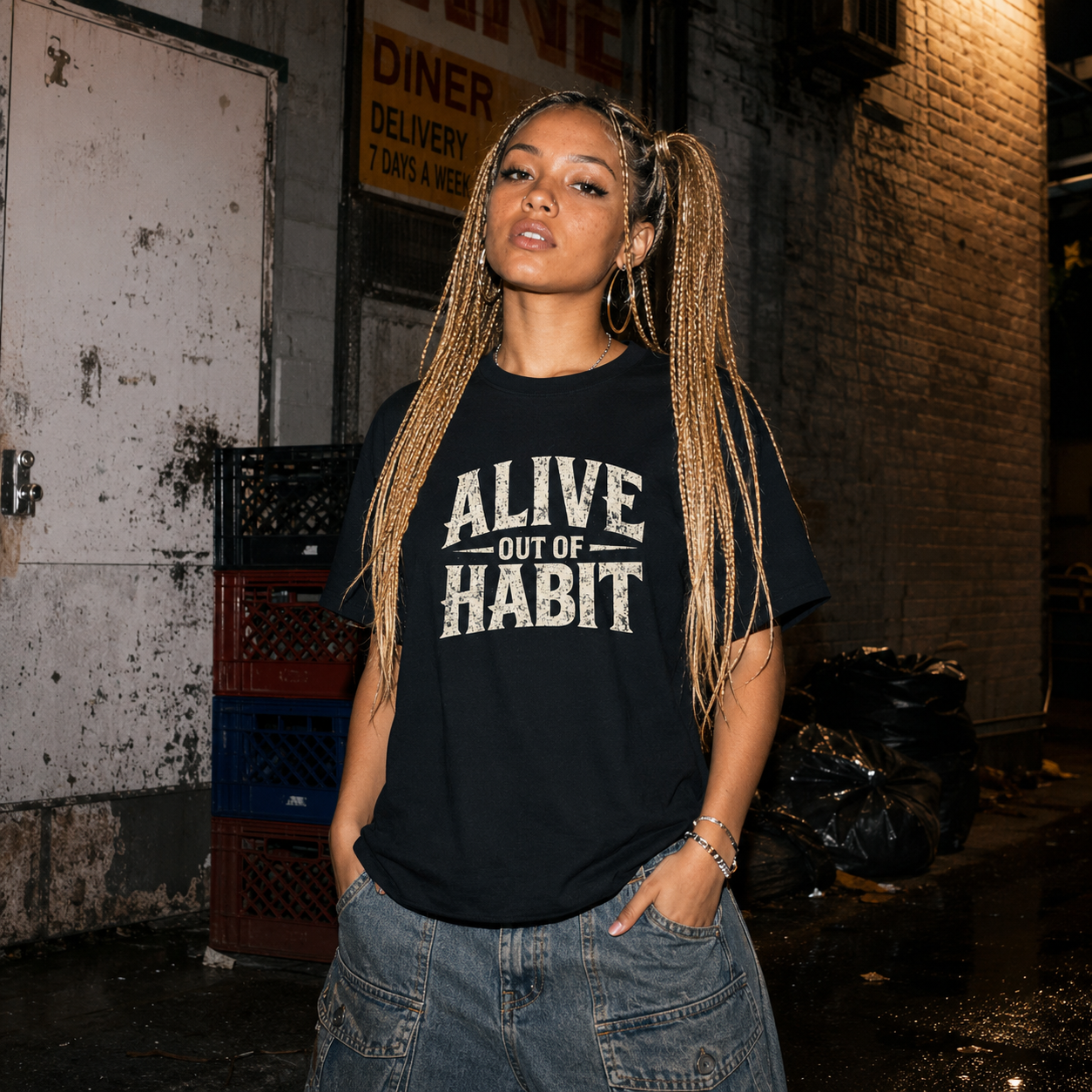 Mayhem Haus Alive Out Of Habit T-Shirt