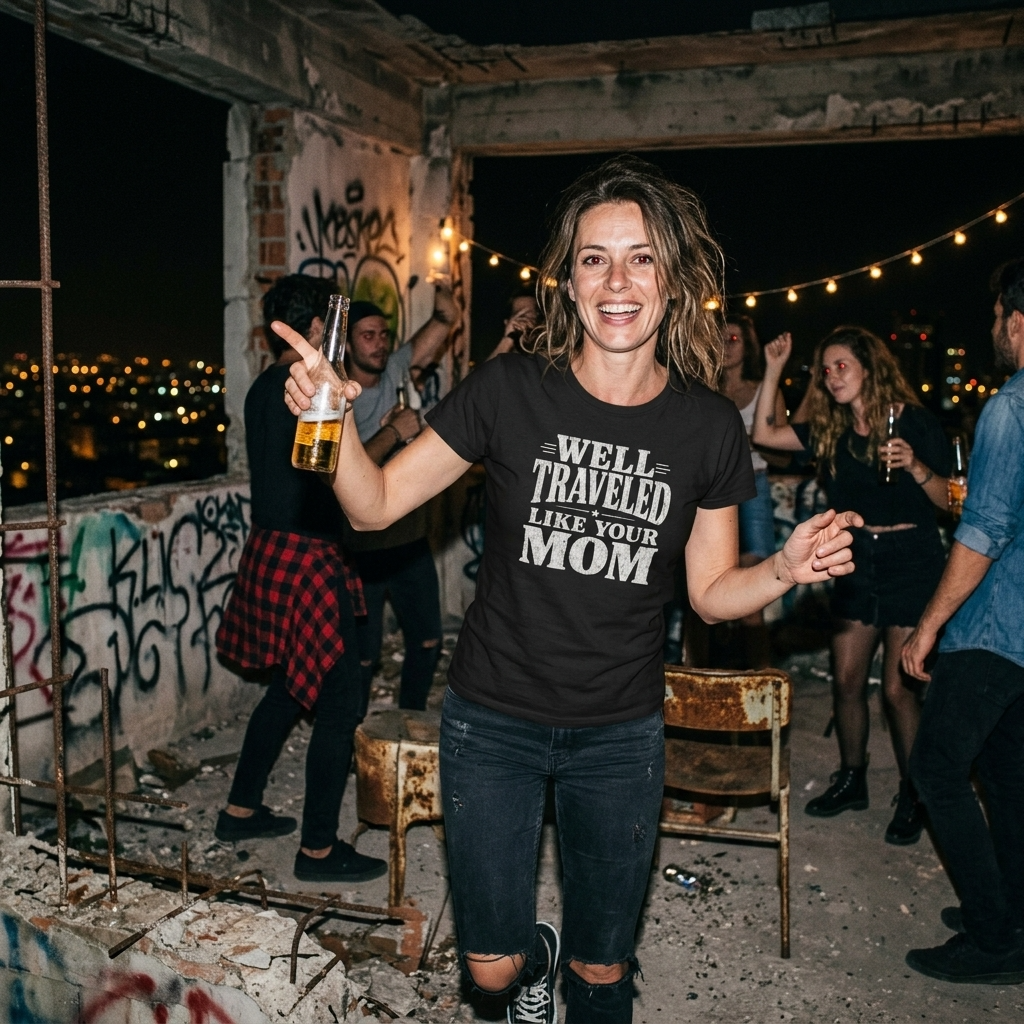 Well Traveled Like Your Mom T-Shirt